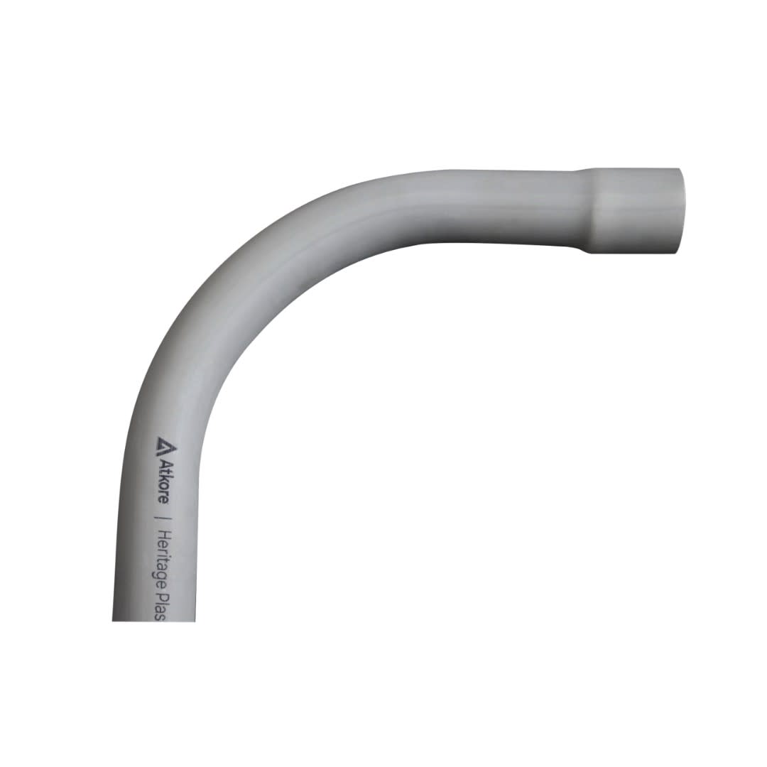 CURVA PVC SCH 40 4'' 90° CON UL651 POR ETL END BELLS ALLIED