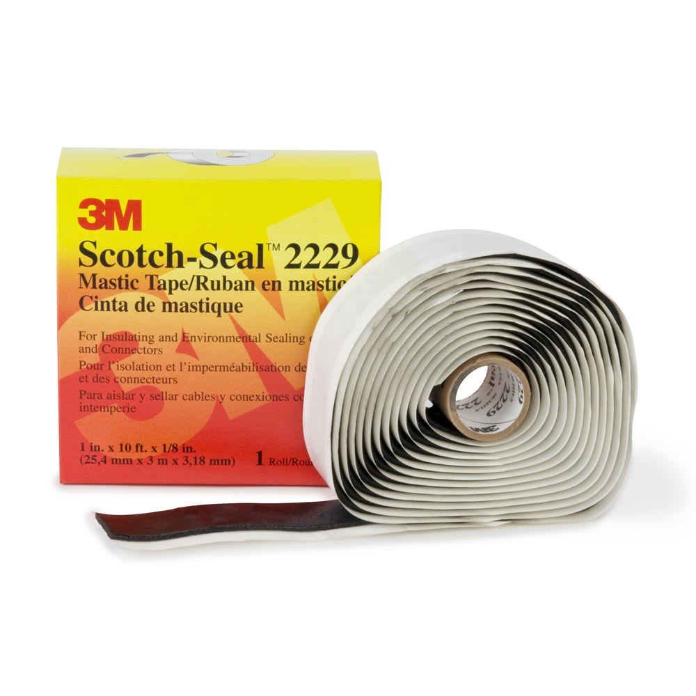 CINTA AISLANTE AUTOFUNDENTE MASTIC SCOTCH 2229 3 3/4''X3MTS 1KV 80610594410 3M1