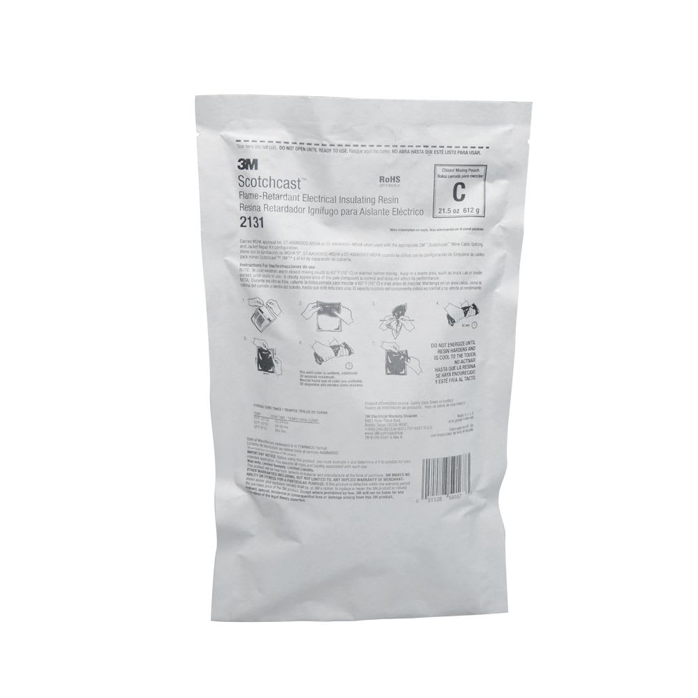 RESINA AISLANTE POLIURETANO SCOTCHCAST 2131C 612GR 80611468267 3M PERU