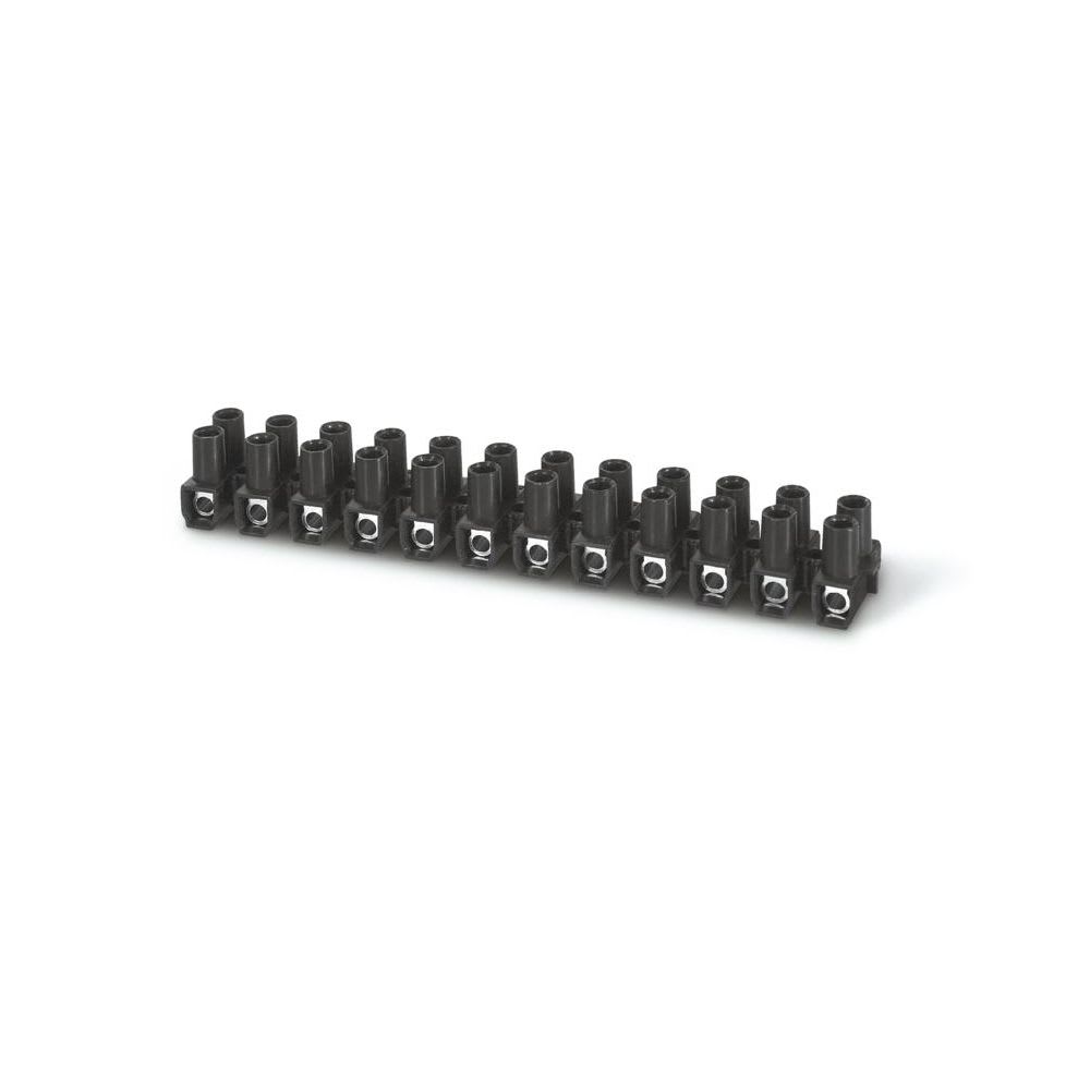 BORNERA DE REGLETA 10MM2 12 BORNES NEGRO 815.2363 SCAME