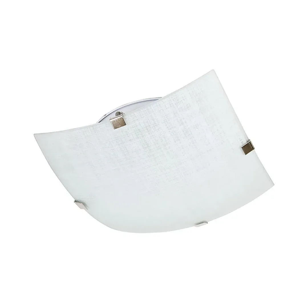 PLAFON CUADRADO MICHI 1 LUZ E27 30 CM ORANGE