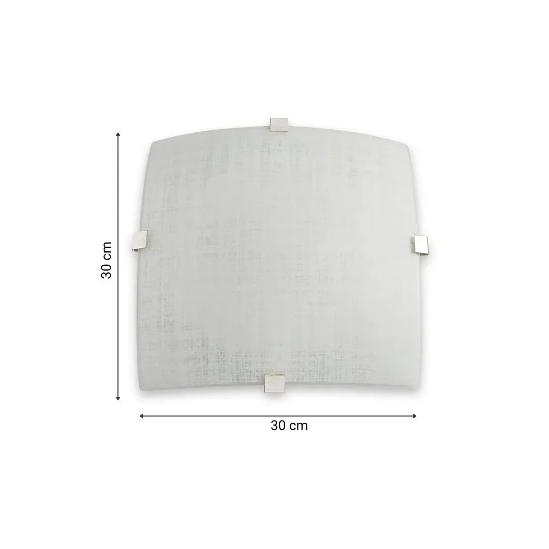 PLAFON CUADRADO MICHI 1 LUZ E27 30 CM ORANGE2