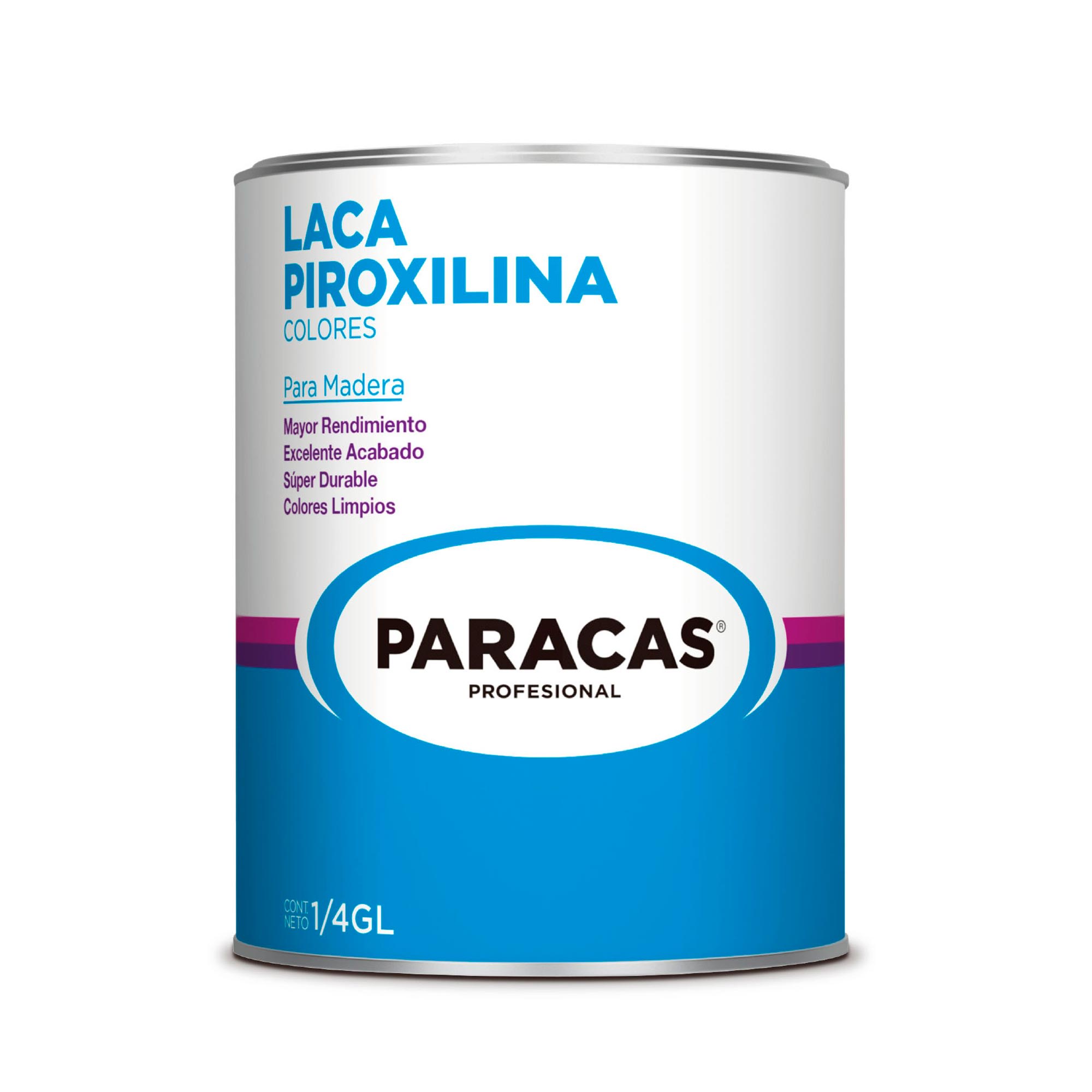 LACA PIROXILINA CAOBA 1/4 GALON PARACAS1