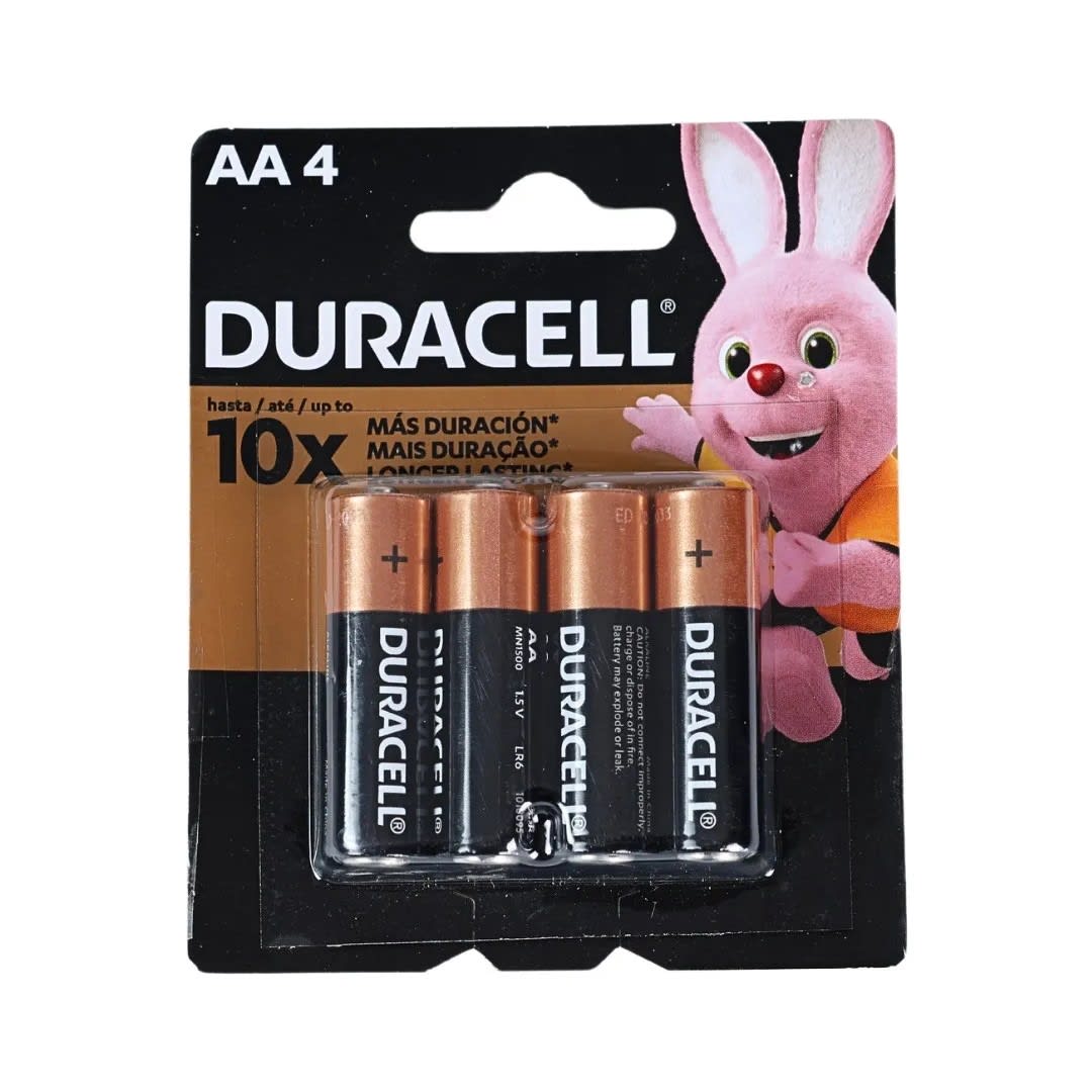 PILAS DURACELL AA X4 UNIDADES DURACELL3