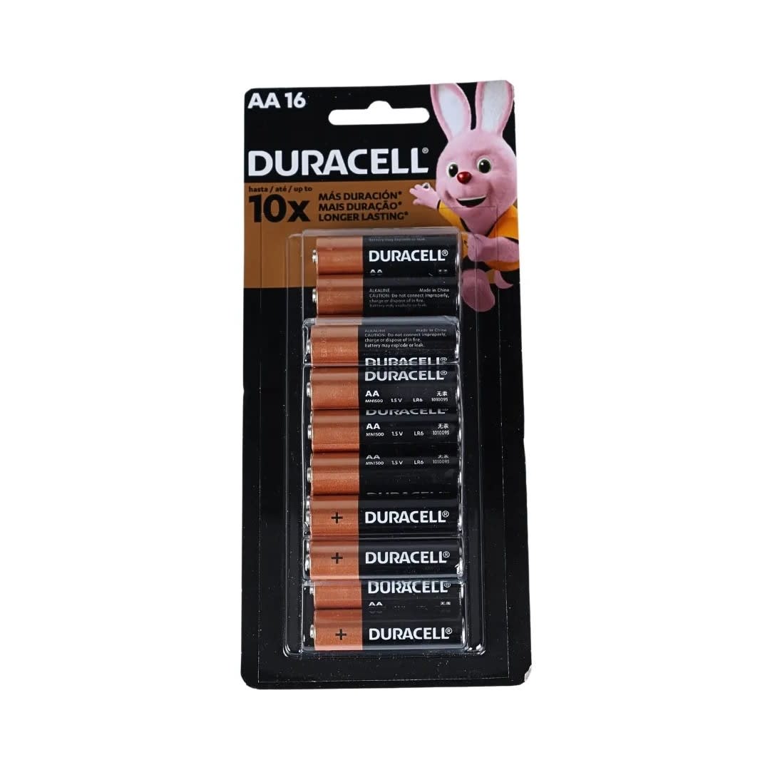 PILAS AA X16 ZINC/CARBON 1.5V PACK DE 16 UNIDADES DURACELL2