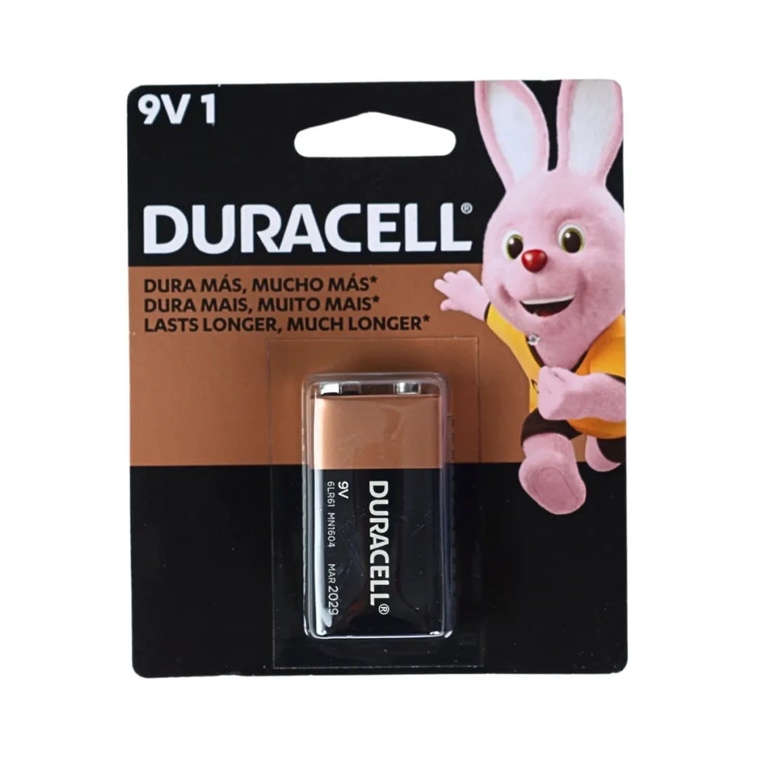 PILAS 9V ZINC/CARBON NEGRO DURACELL1