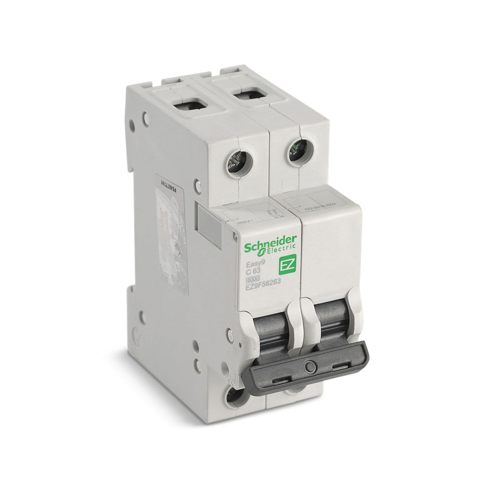 INTERRUPTOR TERMOMAGNETICO EASY9 2X63A 6000A 230V SCHNEIDER ELECTRIC