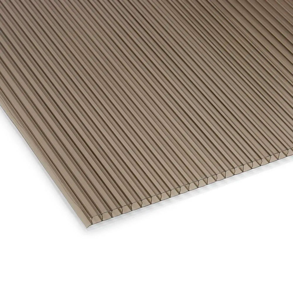TECHO POLICARBONATO BRONCE 6MM 2.90X1.05 METROS MAKROLUX1