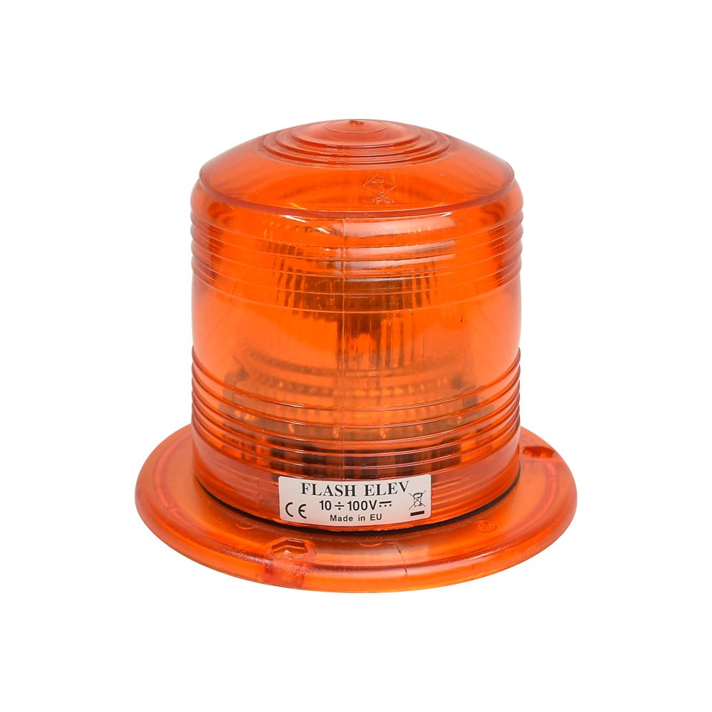 LUZ DE DESTELLOS 10/100VDC FLASH ELEV AMBAR IP54 84524 SIRENA1