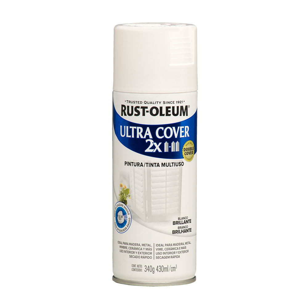 SPRAY BRILLANTE BLANCO 340 GRAMOS ULTRA COVER1