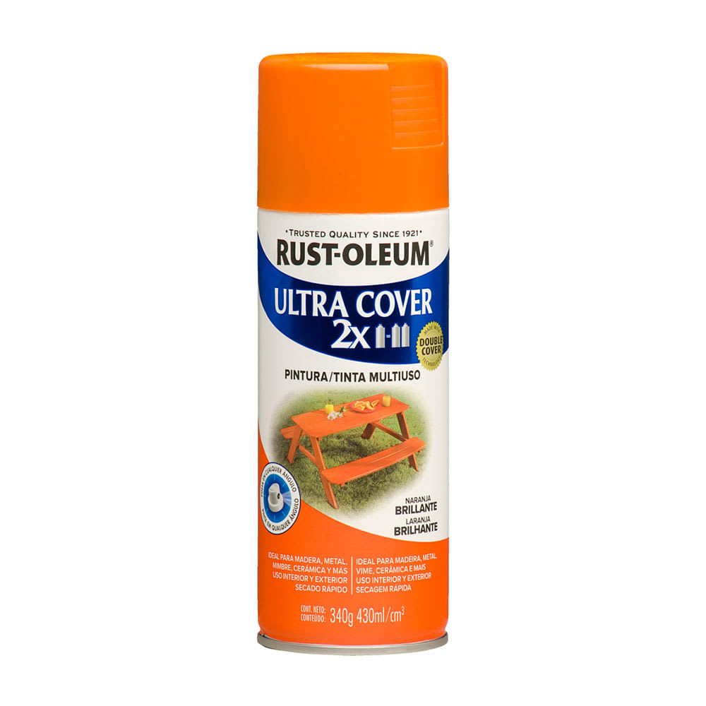 SPRAY NARANJA BRILLANTE 340 GRAMOS ULTRA COVER1