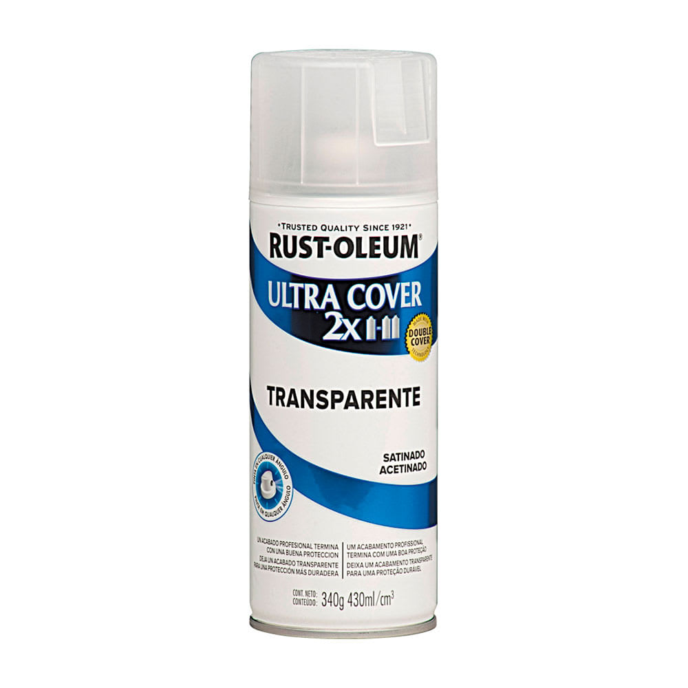 SPRAY ULTRA COVER TRANSPARENTE SATINADO 340 GRAMOS ULTRA COVER