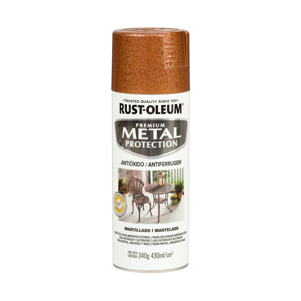SPRAY PARA METALES COBRE MARTILLADO 340 GRAMOS METAL PROTECTION1