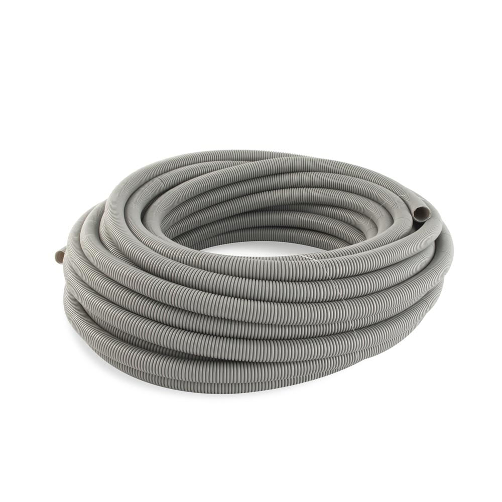 TUBERIA CORRUGADA FLEXIBLE 1/2'' WIR GRIS X 25 METROS TKL