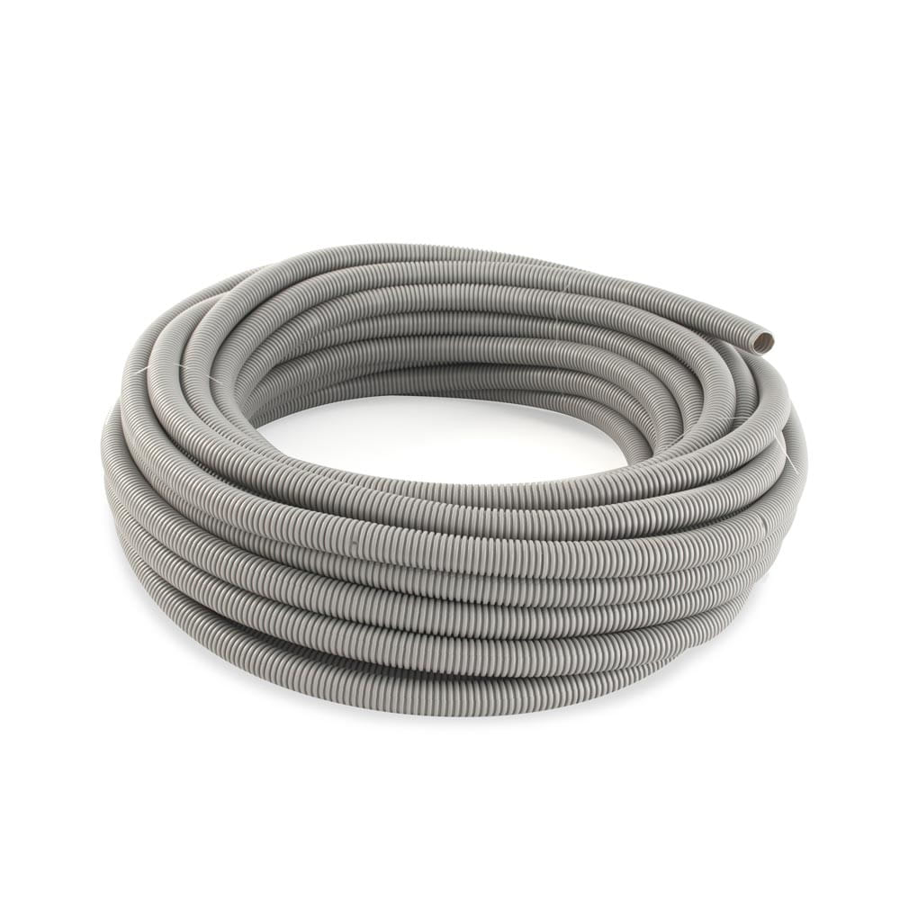 TUBERIA CORRUGADA POLIET. 3/8'' WIR GRIS X 25 METROS TKL