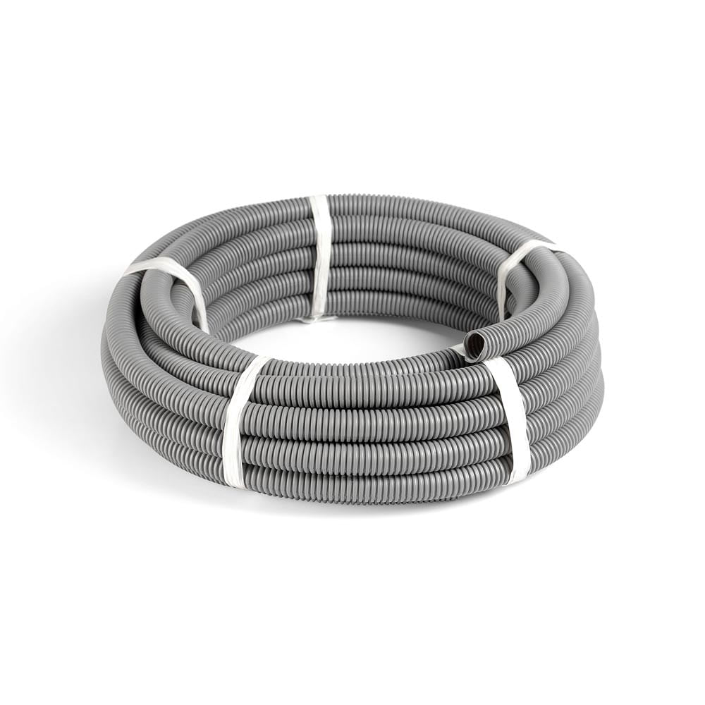 TUBERIA CORRUGADA FLEXIBLE 3/8'' WIR GRIS X10 METROS TKL