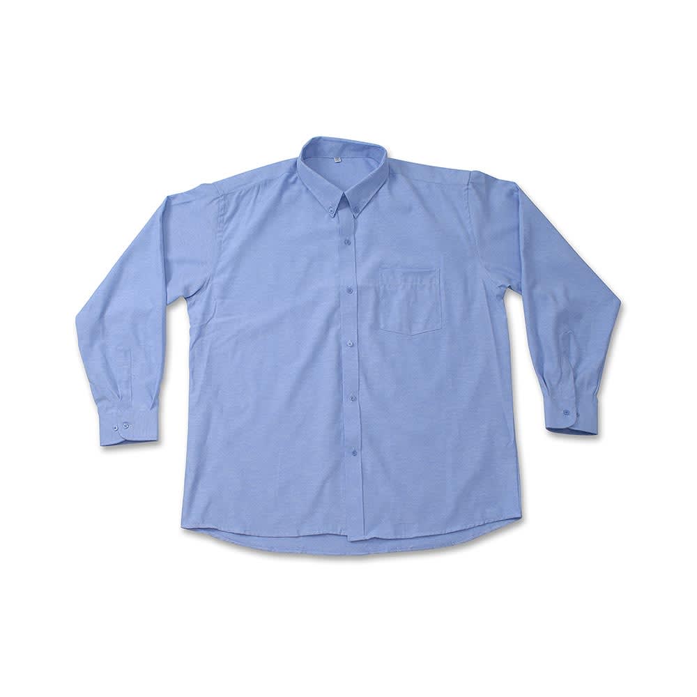 CAMISA OXFORD MANGA LARGA CELESTE TALLA EXTRA LARGE WERKEN1