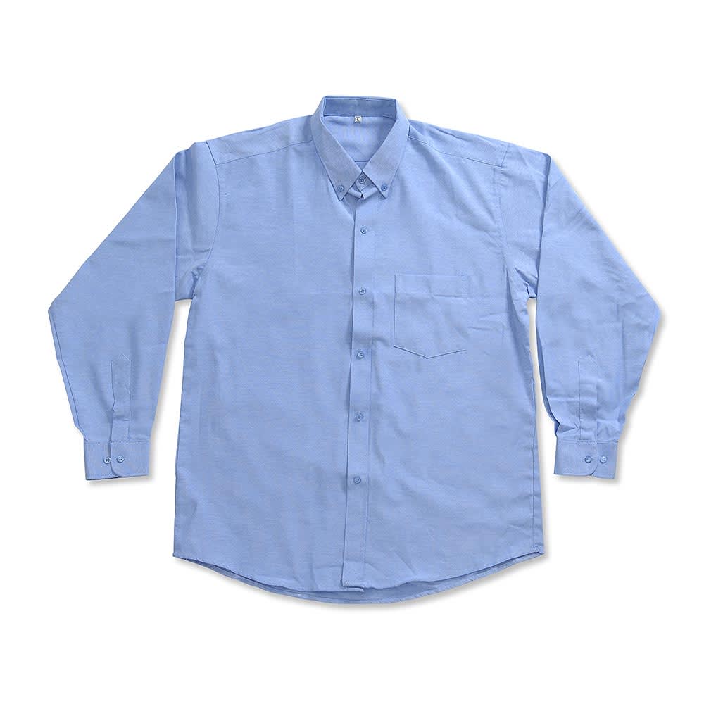 CAMISA OXFORD MANGA LARGA CELESTE TALLA LARGE WERKEN1