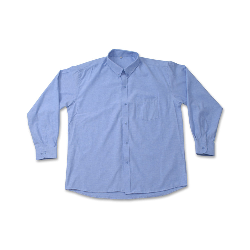 CAMISA OXFORD CELESTE TALLA S MANGA LARGA WERKEN