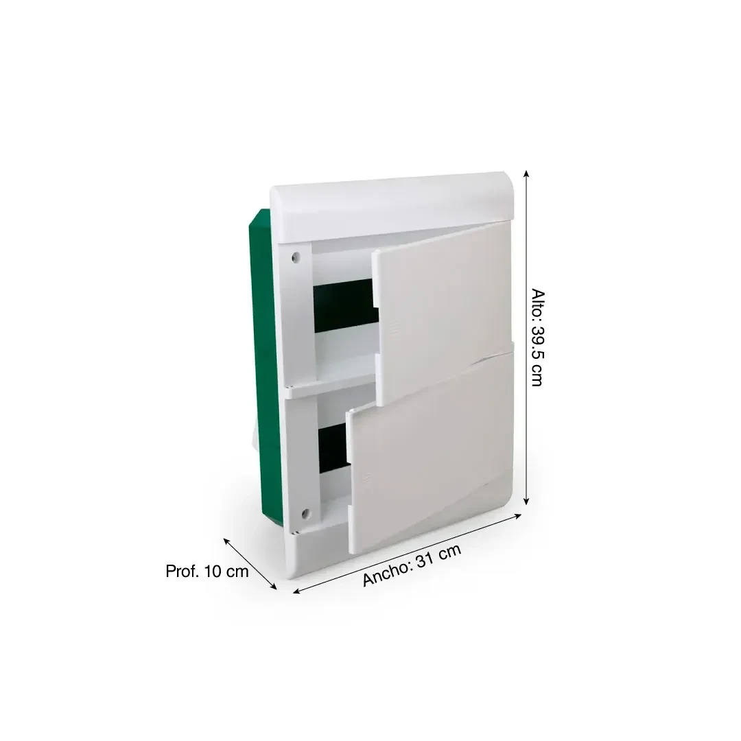 TABLERO EMPOTRABLE IP40 24 POLOS VERDE SCHNEIDER ELECTRIC2