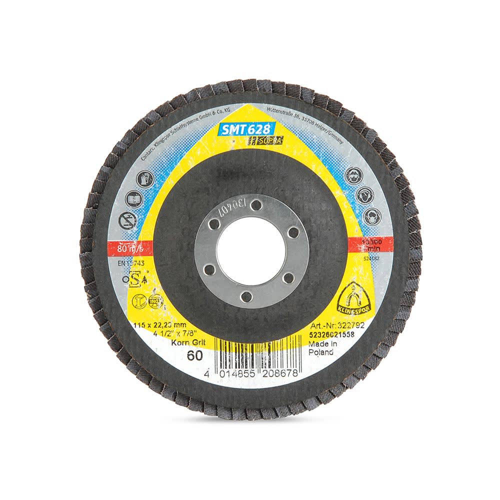 DISCO FLAP PLANO SUPRA 4.5'' GRANO 60 KLINGSPOR
