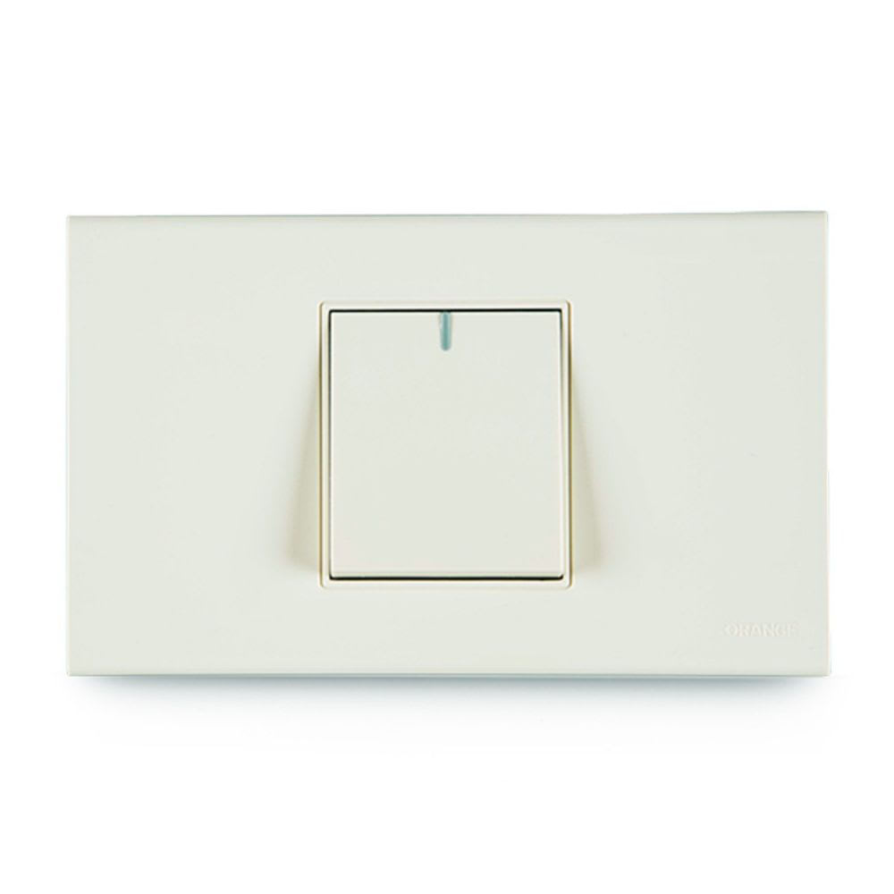 INTERRUPTOR SIMPLE CLASSIC BLANCO 16A 250V ORANGE
