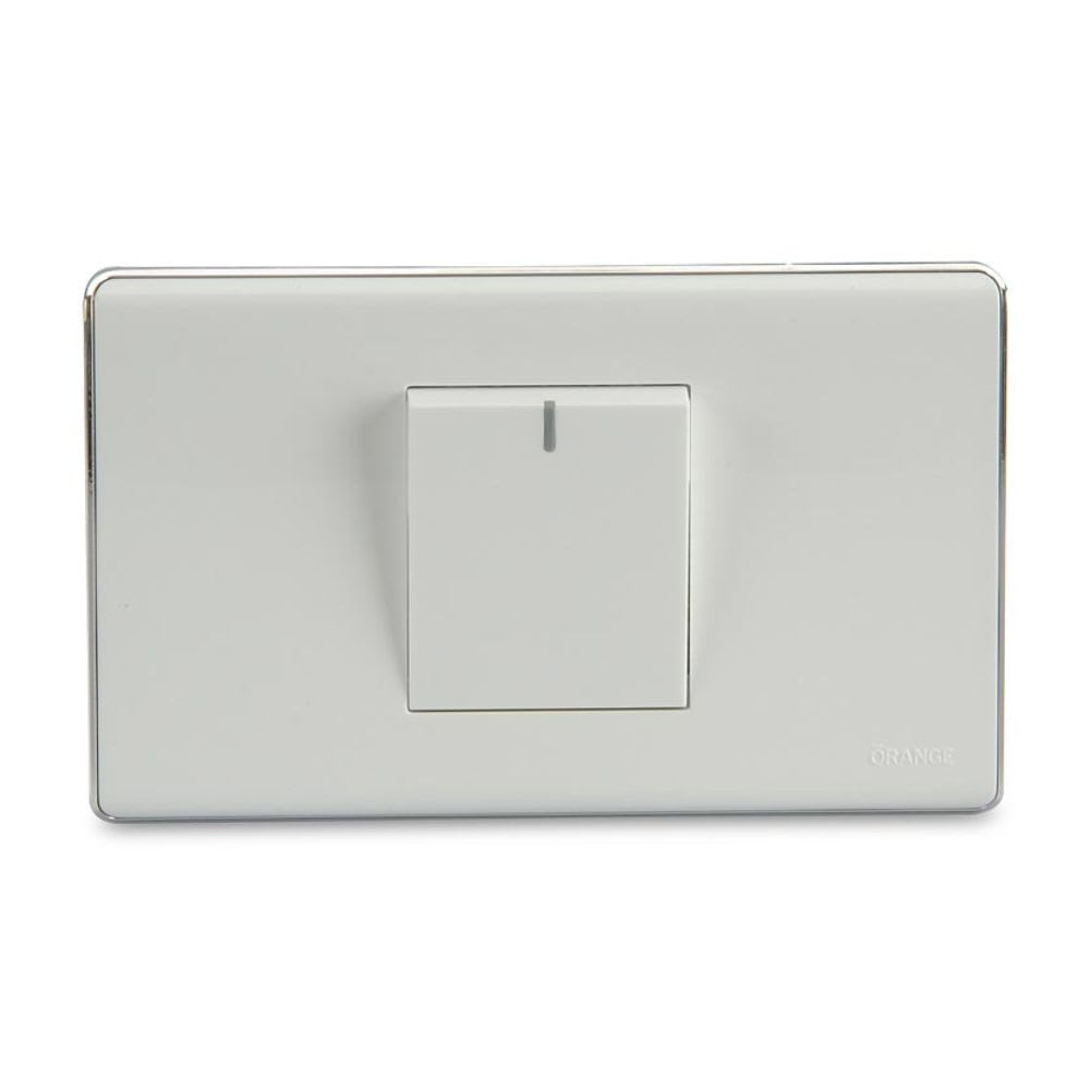 CONMUTADOR SIMPLE DECO BLANCO DE POLIURETANO ORANGE