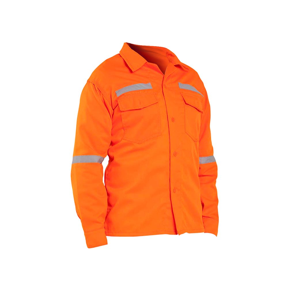 CAMISA DRILL TEC NARANJA TALLA LARGE WERKEN1