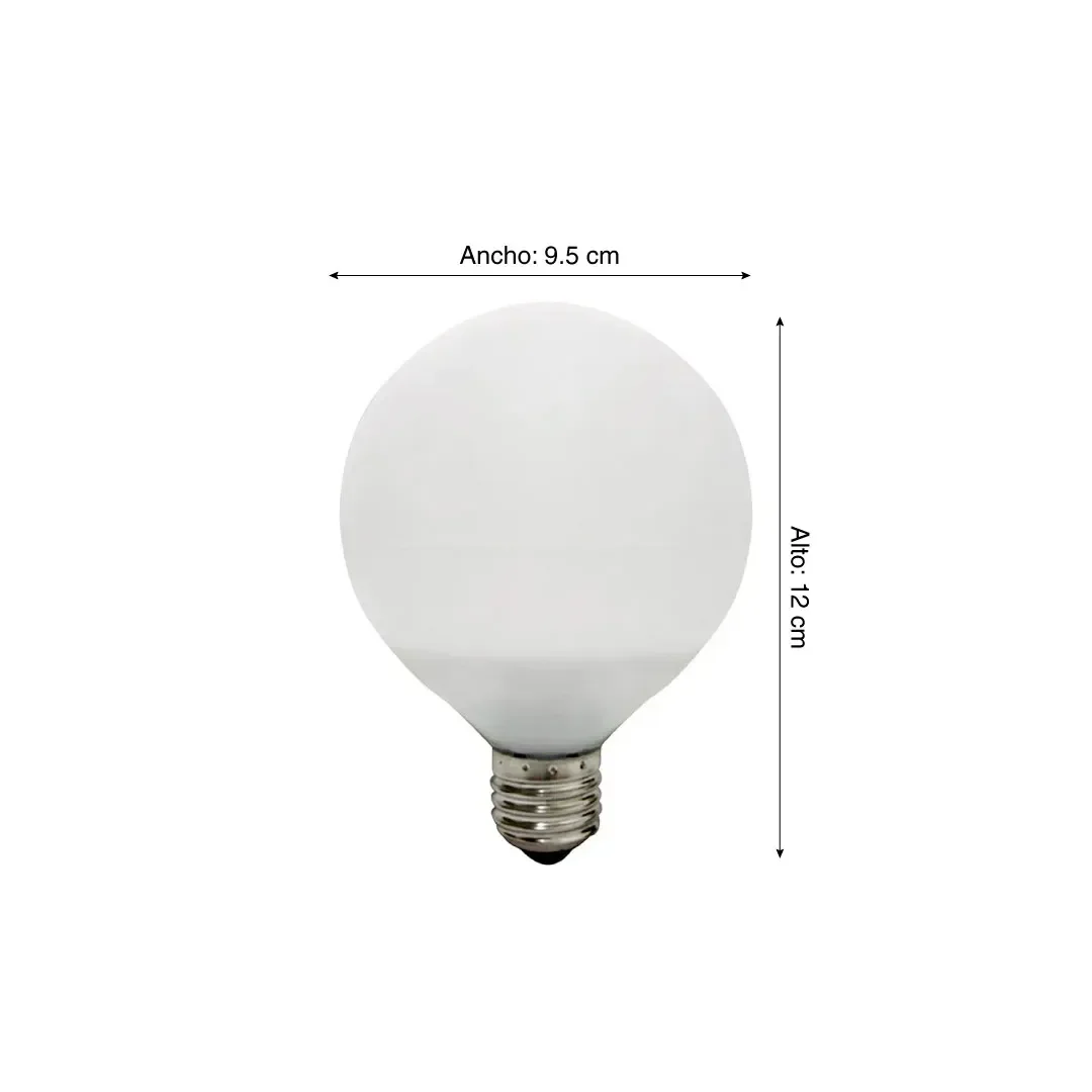 FOCO LED GLOBO E27 12W LUZ CALIDA LIGHTECH2