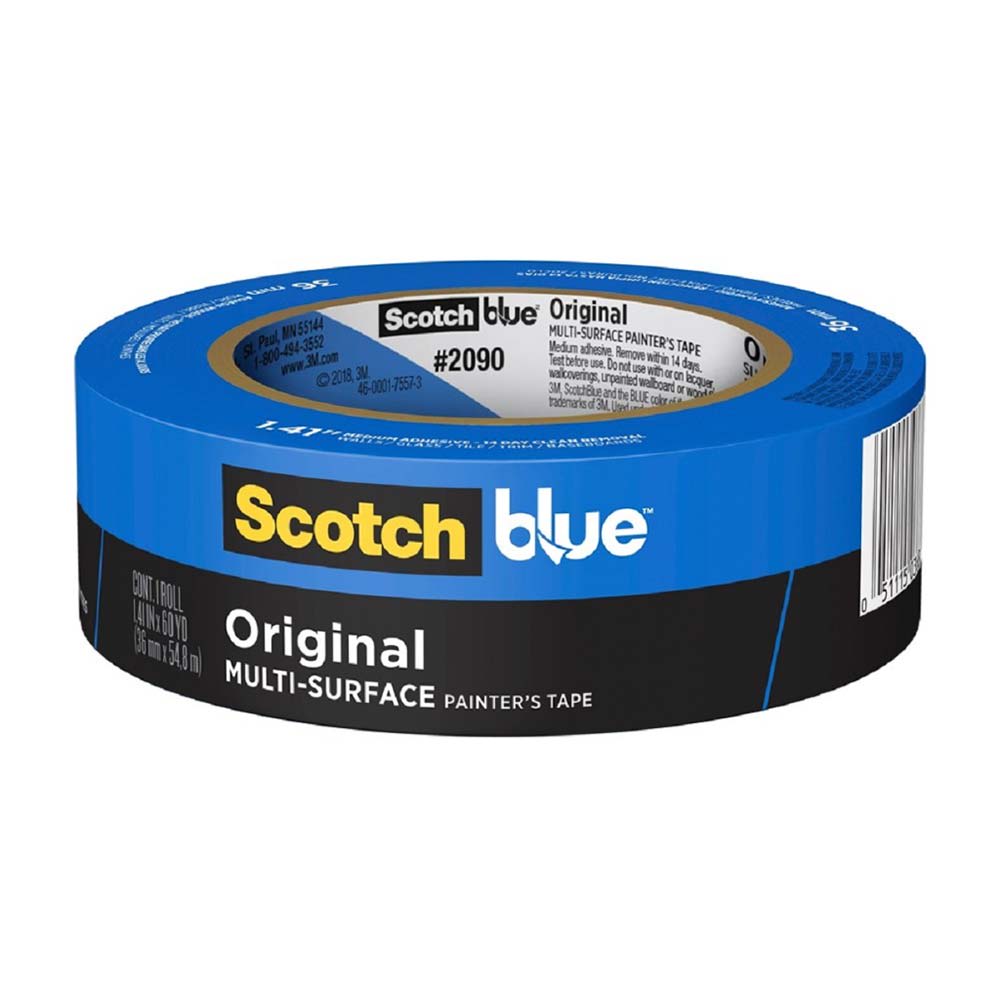 CINTA MASKING TAPE AZUL 36MM X 54.8M BLUE 3M SCOTCH