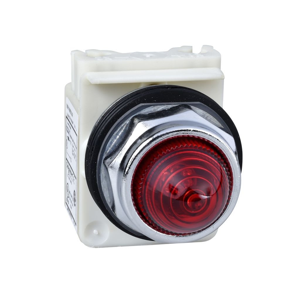 PILOTO COMPLETO ROJO 120VAC/DC 30MM IP66 NEMA 9001KP38LRR9 SCHNEIDER ELECTRIC
