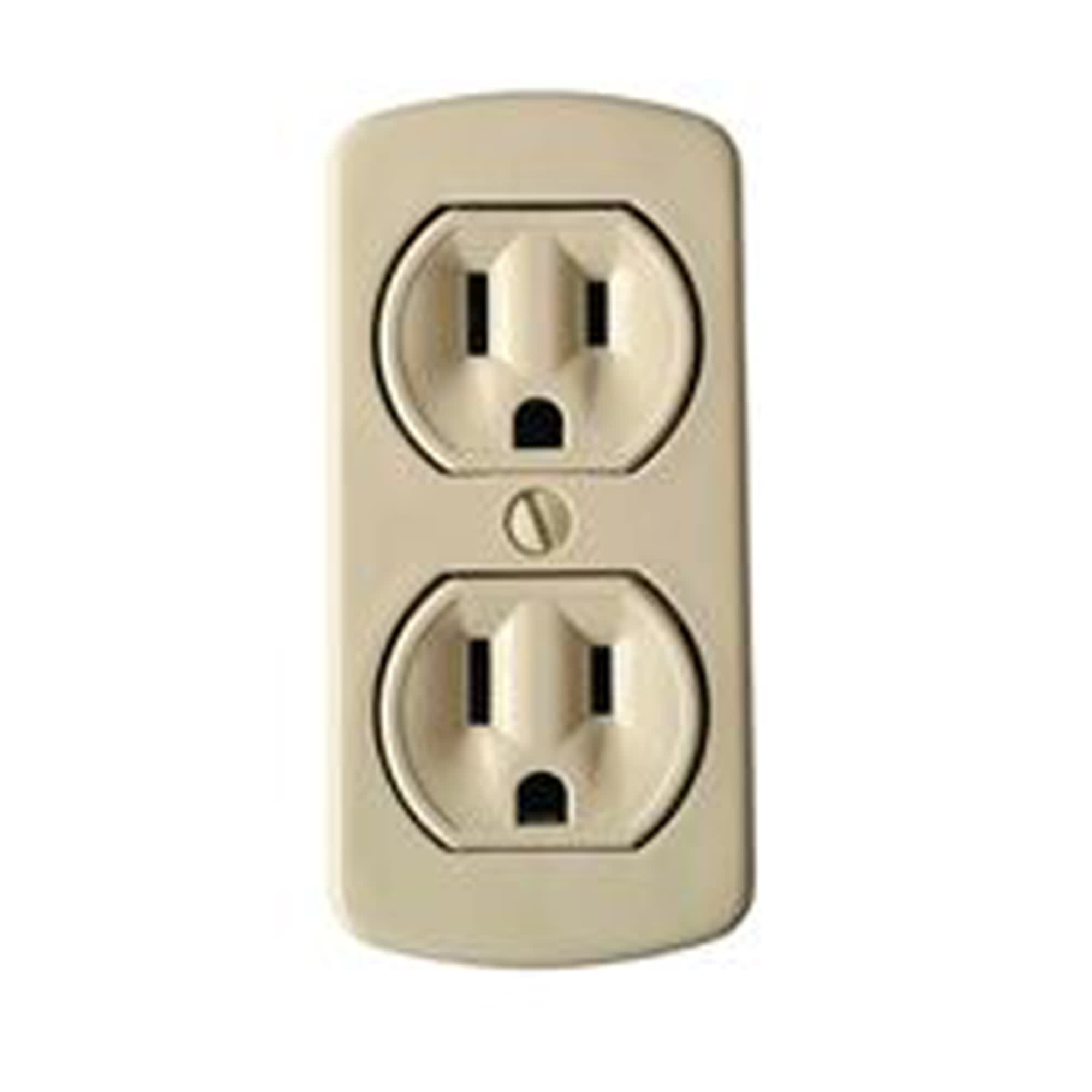 TOMA DOBLE VISIBLE 2X15A L/T 125V MARFIL 91-I LEVITON