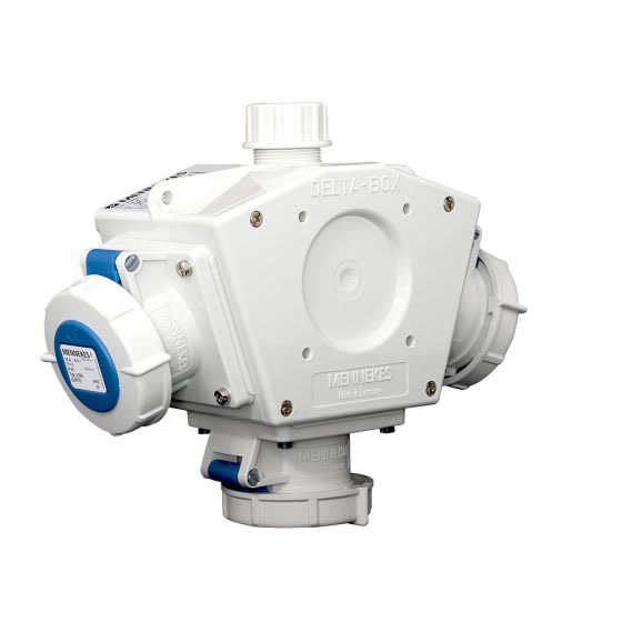 TOMA TRIPLE AEREO 16AMP 2P+T 250V AZUL 6H IP67 (DELTA BOX) MENNEKES3