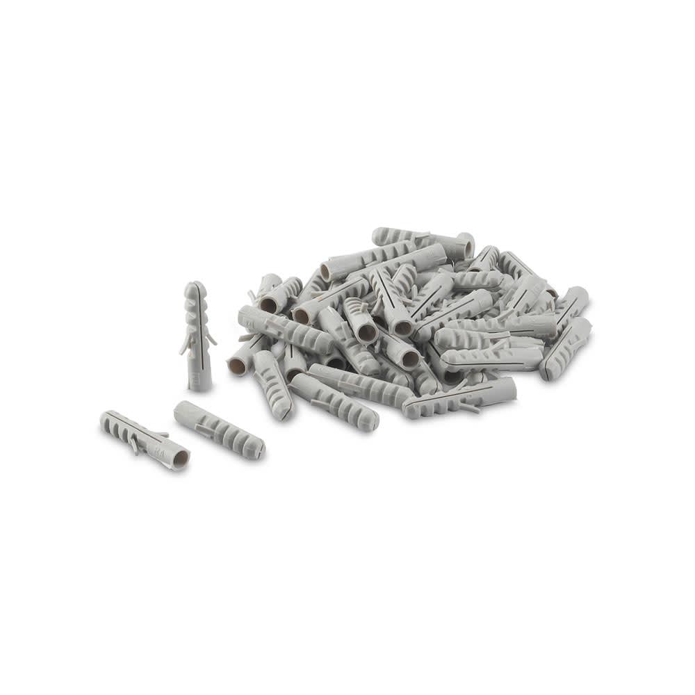 TARUGO DE NYLON S10 PACK DE 50 UNIDADES COLOR GRIS PARA CARPINTERIA Y CONSTRUCCION FISCHER1