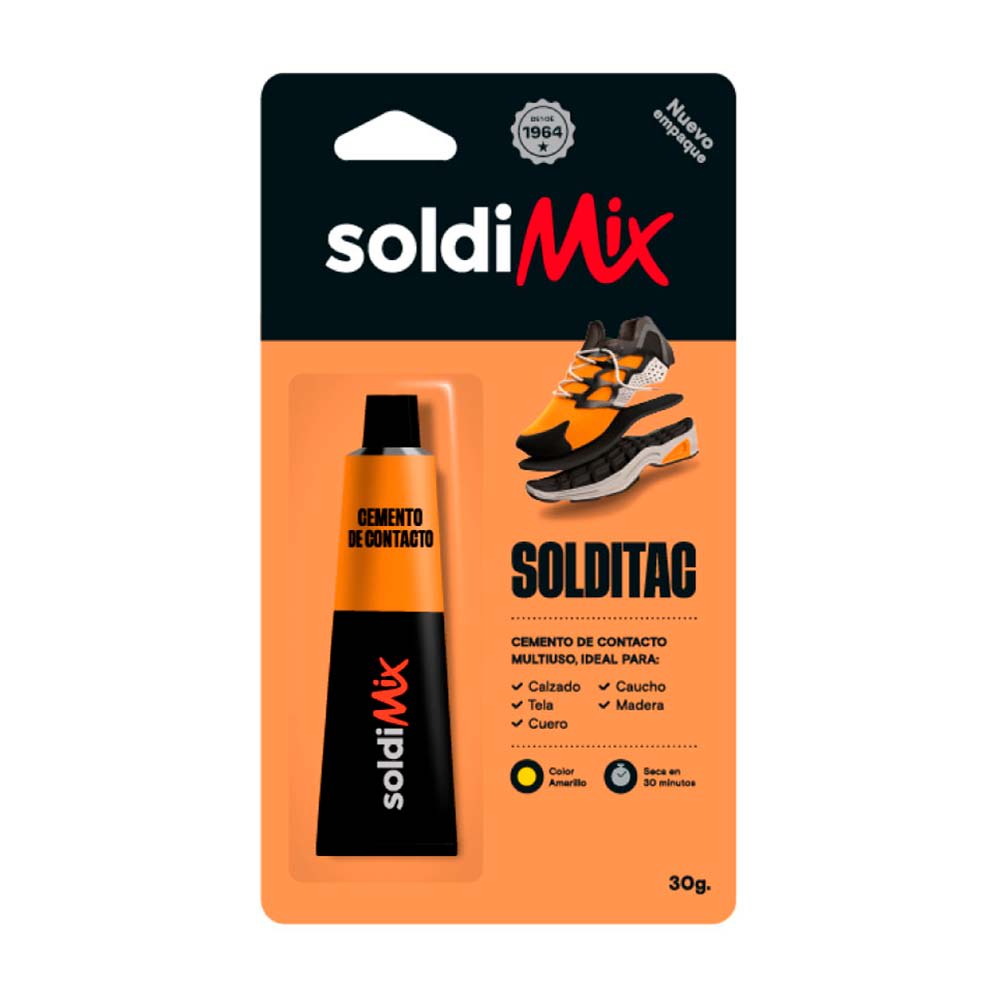 PEGAMENTO MULTIUSO EXTRAFUERTE 30 CC ROJO SOLDIMIX