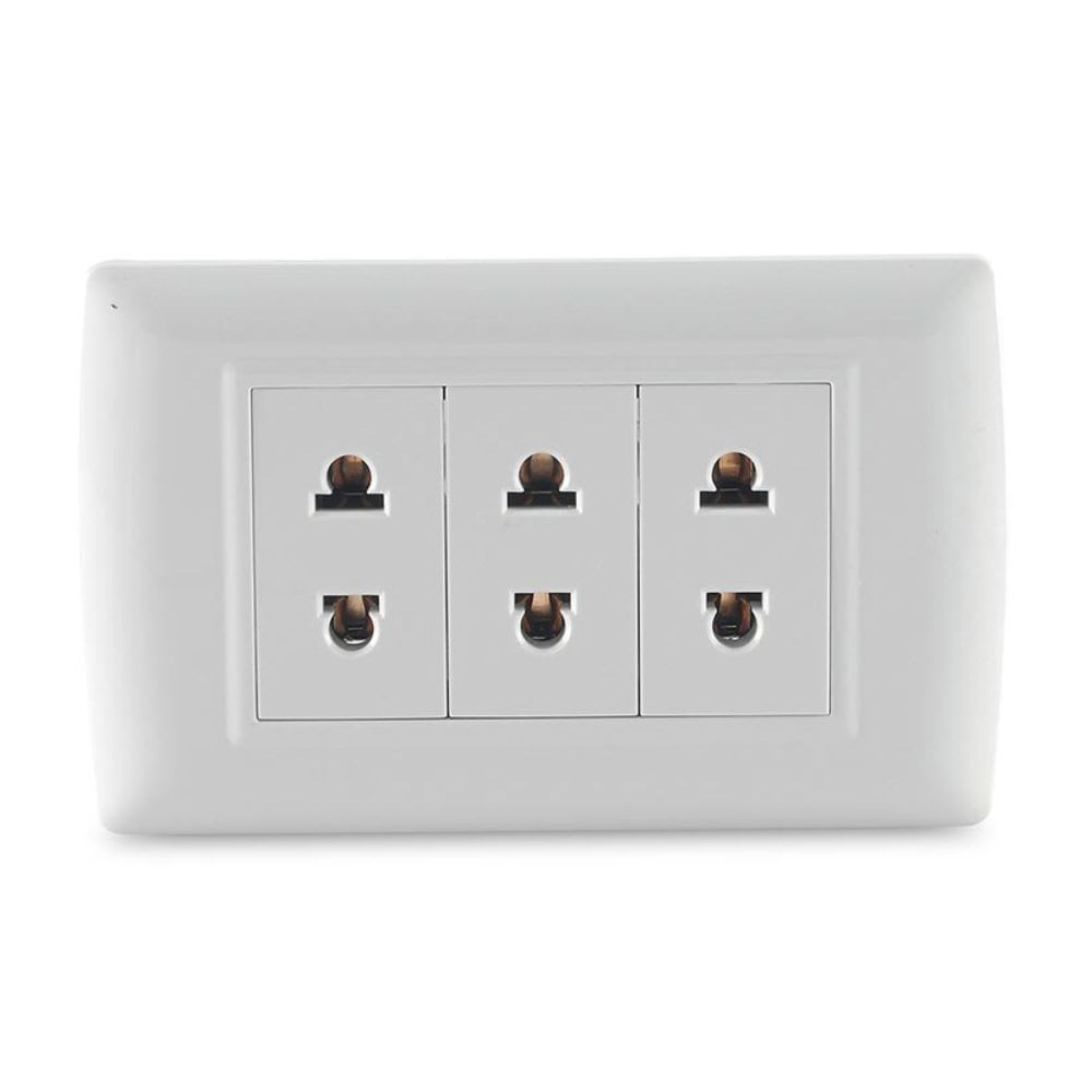 TOMACORRIENTE UNIVERSAL TRIPLE - BASIC ORANGE