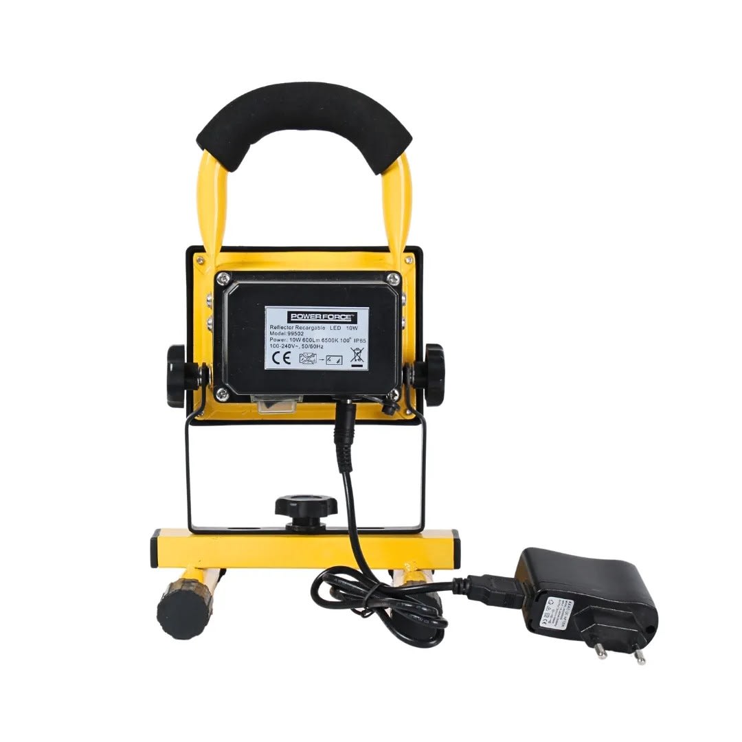 REFLECTOR LED RECARGABLE 10W LUZ BLANCA ORANGE3