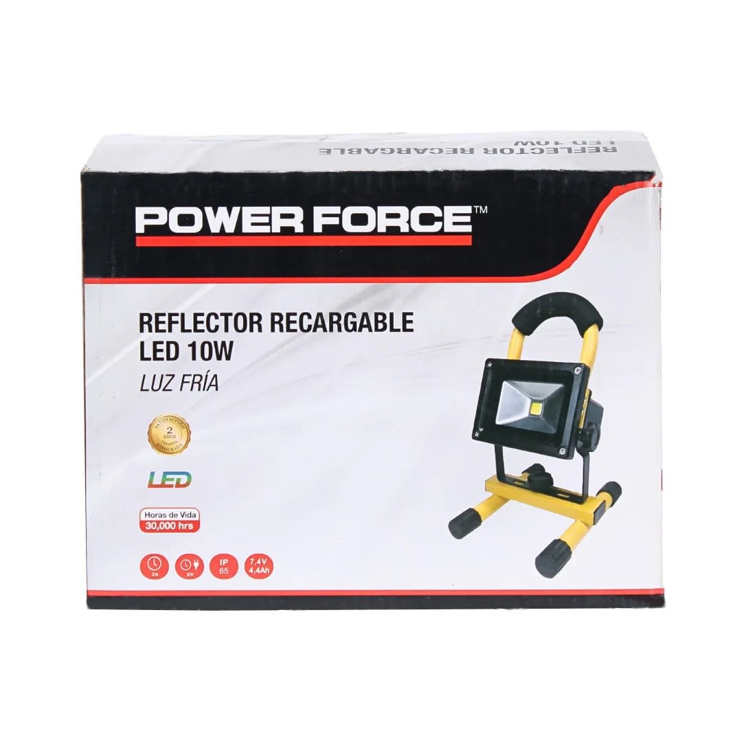 REFLECTOR LED RECARGABLE 10W LUZ BLANCA ORANGE4
