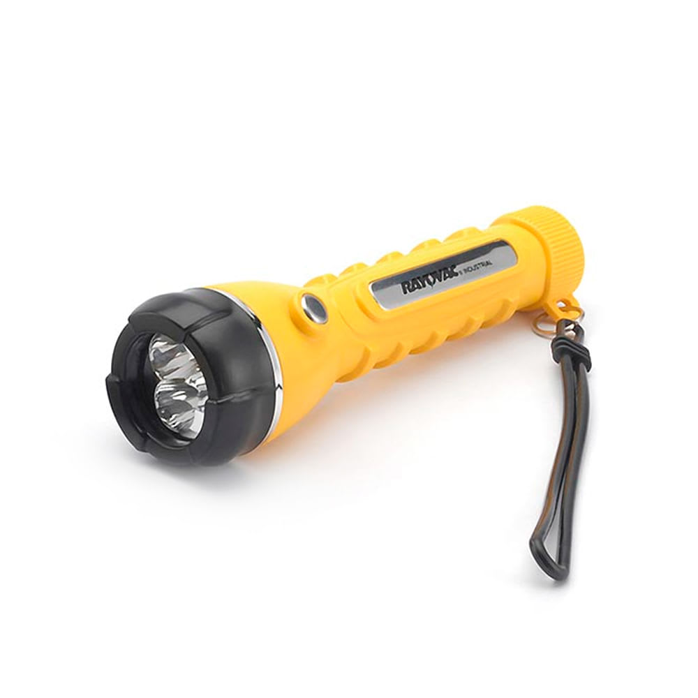 LINTERNA RUBBER RAYOVAC CON PILAS 2D RAYOVAC1