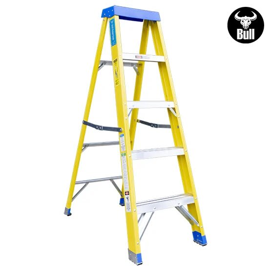 ESCALERA FIBRA SIMPLE ACCESO 5 PASOS 113KG 1.53M FTS113-5I AMERICAN BULL4