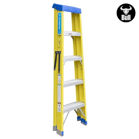 ESCALERA FIBRA SIMPLE ACCESO 5 PASOS 113KG 1.53M FTS113-5I AMERICAN BULL2