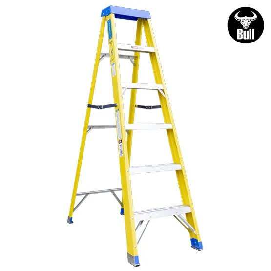 ESCALERA FIBRA SIMPLE ACCESO 6 PASOS 113KG 1.83M FTS113-6I AMERICAN BULL3