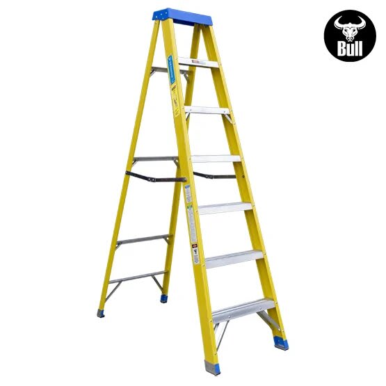 ESCALERA FIBRA SIMPLE ACCESO 7 PASOS 113KG 2.13M FTS113-7I AMERICAN BULL4