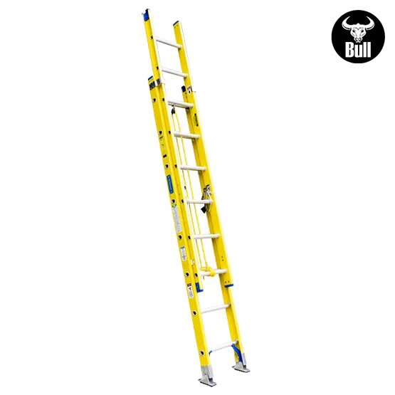 ESCALERA FIBRA TELESCOPICA 16 PASOS 102KG 4.14M FTT102-16II AMERICAN BULL1