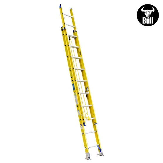ESCALERA FIBRA TELESCOPICA 20 PASOS 102KG 5.37M FTT102-20II AMERICAN BULL4