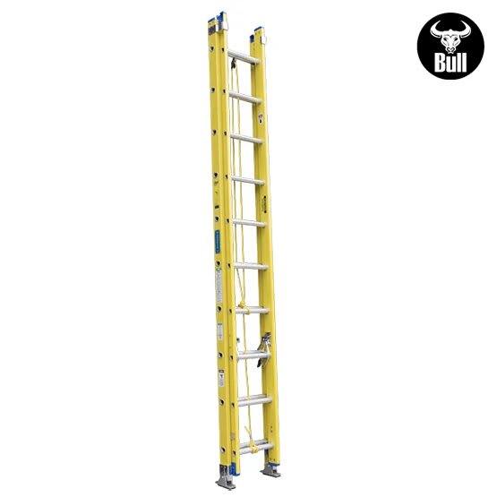 ESCALERA FIBRA TELESCOPICA 20 PASOS 102KG 5.37M FTT102-20II AMERICAN BULL1
