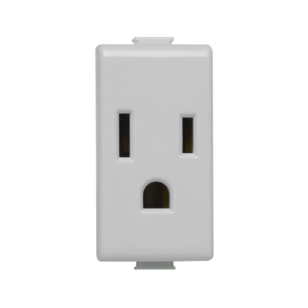 TOMACORRIENTE SIMPLE 2X15A+T 250V 1 MODULO MARFIL MATIX AM5028TSM BTICINO