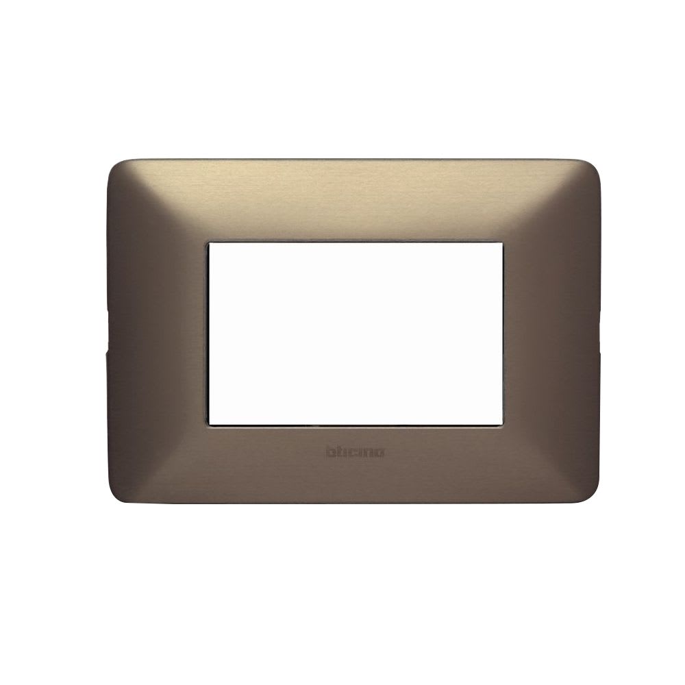 PLACA DE ALUMINIO 3 MODULOS TITANIO MATIX AM503SM3TI BTICINO1