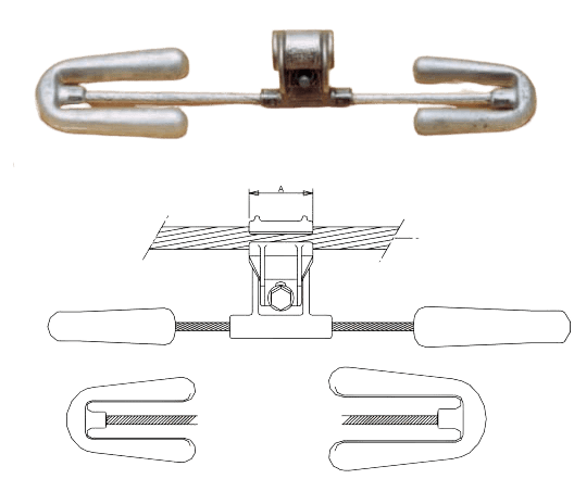 AMORTIGUADOR TIPO STOCKBRIDGE AMG-243534 RANGO CABLE:23-34MM SAPREM