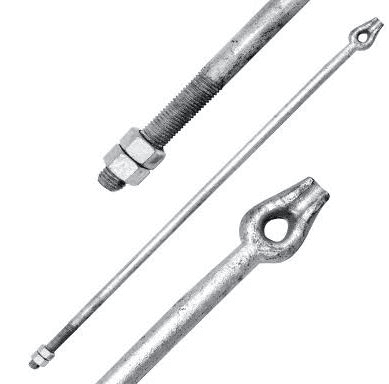 VARILLA DE ANCLAJE FORJADA 5/8''X1800MM 71KN GALV CALIENTE AP3061520 ARAGCU RT2